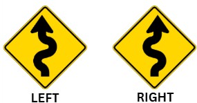 Winding Road symbol - 18-, 24-, 30- or 36-inch
